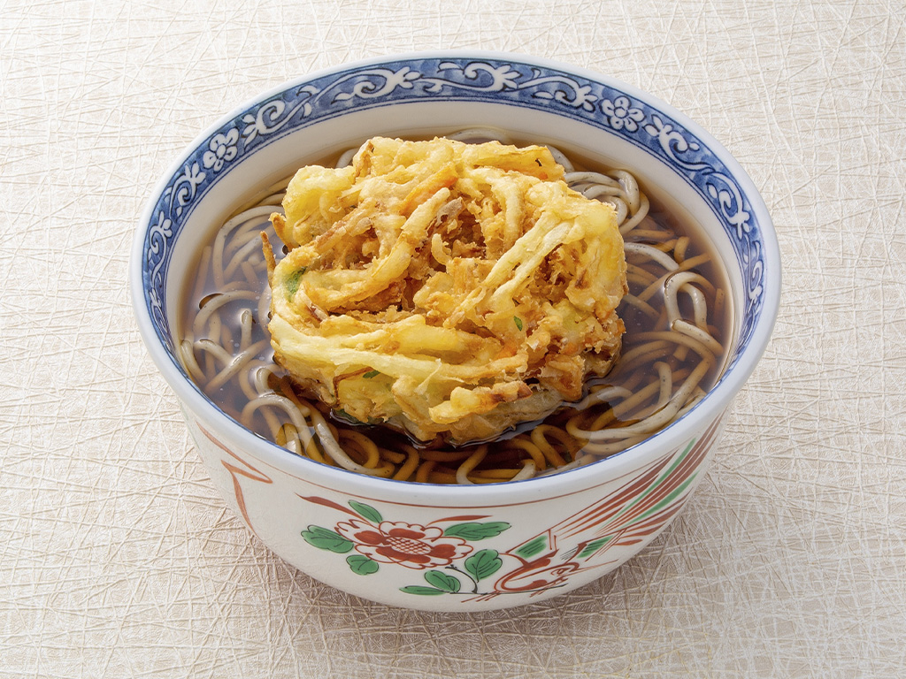 おすすめ冬メニューがはじまりました！「野菜かき揚げそば」など4品目！